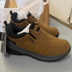 NWT Fitville Outdoor Men's Tan Slip-On Sneakers